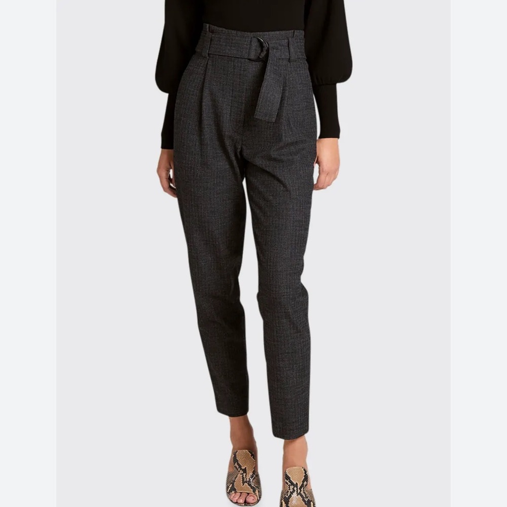 A. L.C. Diego High-Rise Pants with Metallic Stripes Sz 8